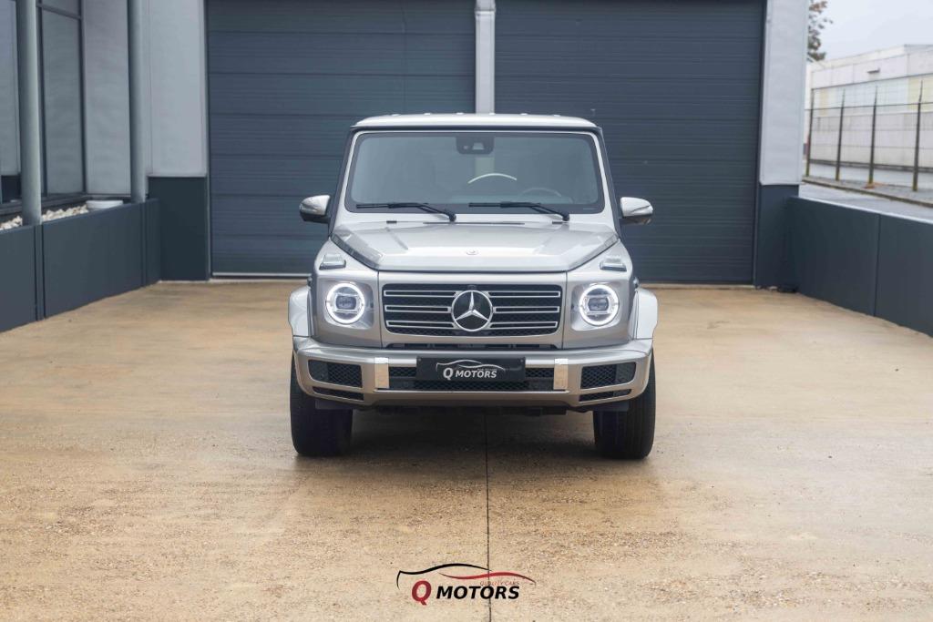 Mercedes-Benz G 500 AMG Line-ACC-LED-360, Autos, Mercedes-Benz, Cuir, Argent ou Gris, Achat, Euro 6