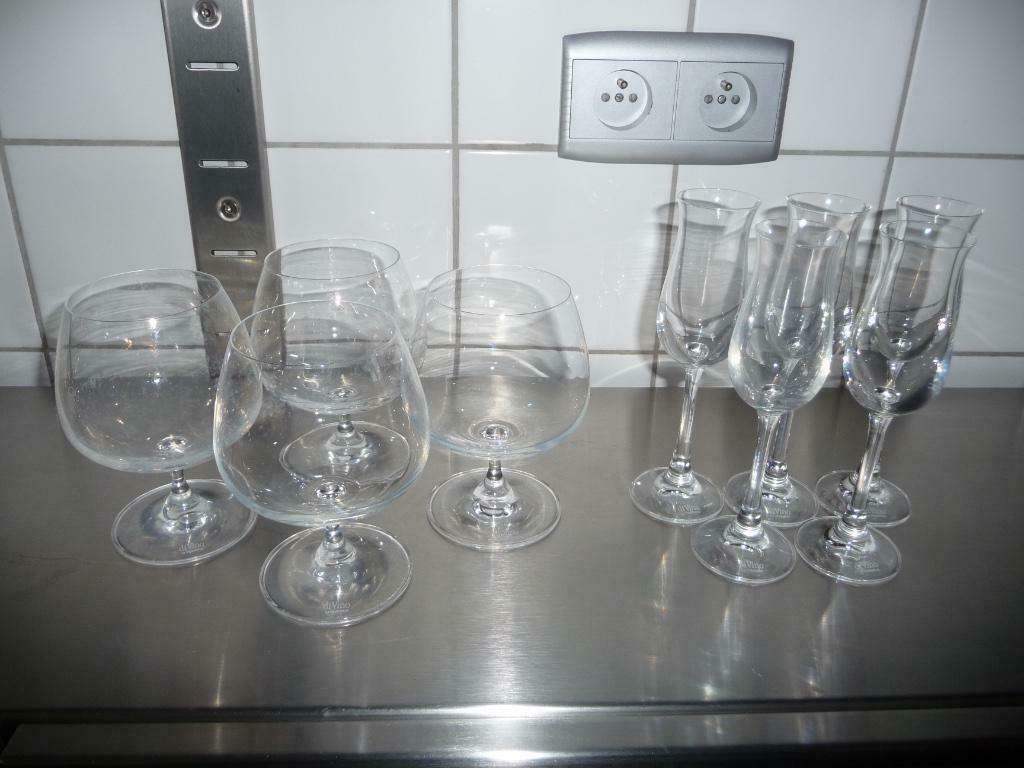 DiVino borrelglas, Cognacglas en wijnglazen by Rosenthal, Verzamelen, Ophalen, Gebruikt