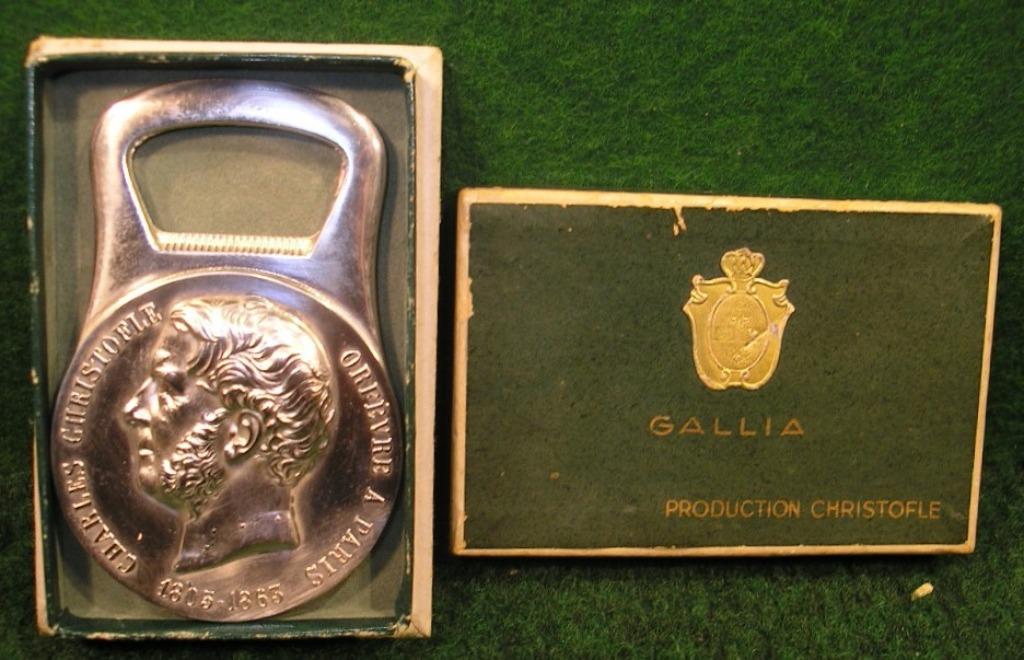 DECAPSULEUR GALIA/CHRISTOFLE/METAL ARGENTE, Antiquités & Art, Enlèvement ou Envoi