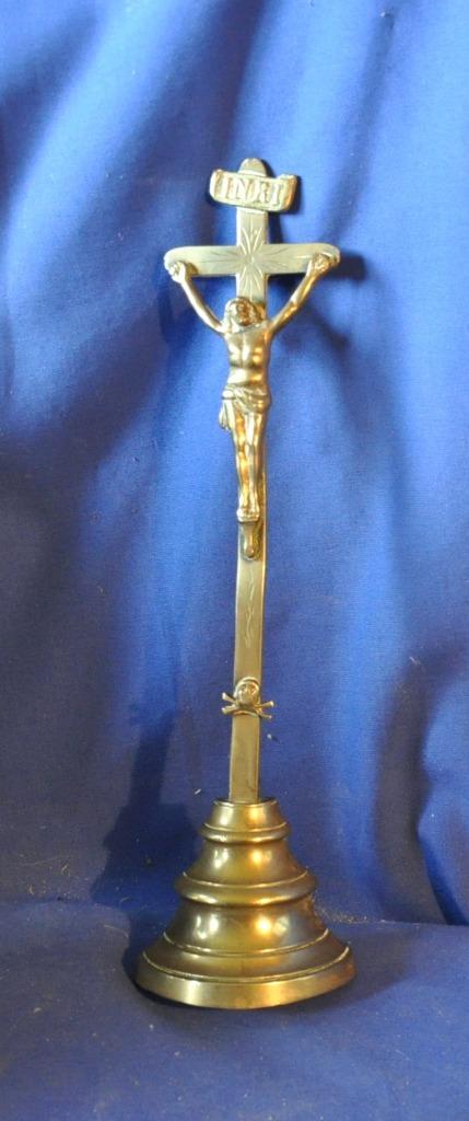 crucifix de huy napoleon III laiton inri, Ophalen of Verzenden