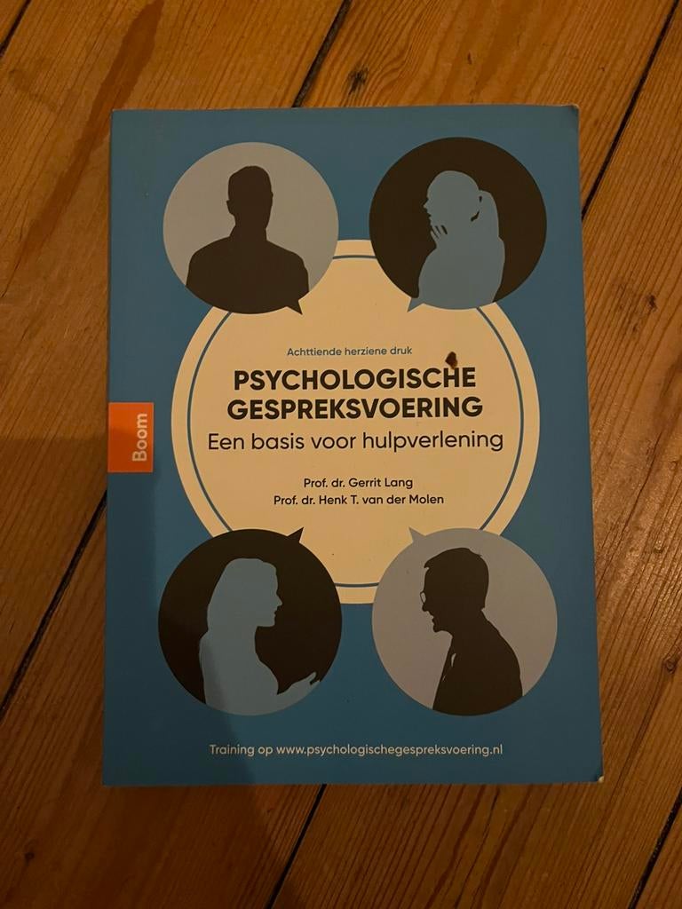 Gerrit Lang - Psychologische gespreksvoering, Boeken, Ophalen of Verzenden, Gerrit Lang; Henk van der Molen
