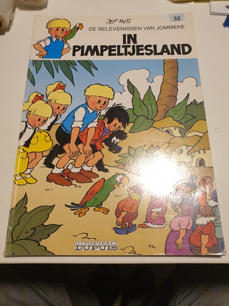 Jef Nys - JOMMEKE NR 32 : In Pimpeltjesland KLEUR zeldzaam, Boeken, Ophalen of Verzenden, Jef Nys