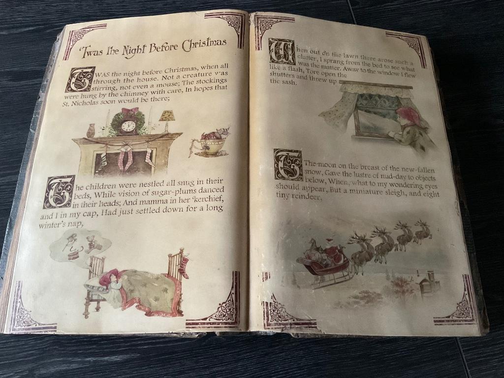 livre de décoration de Noël la veille de Noël XL, Enlèvement ou Envoi, Comme neuf