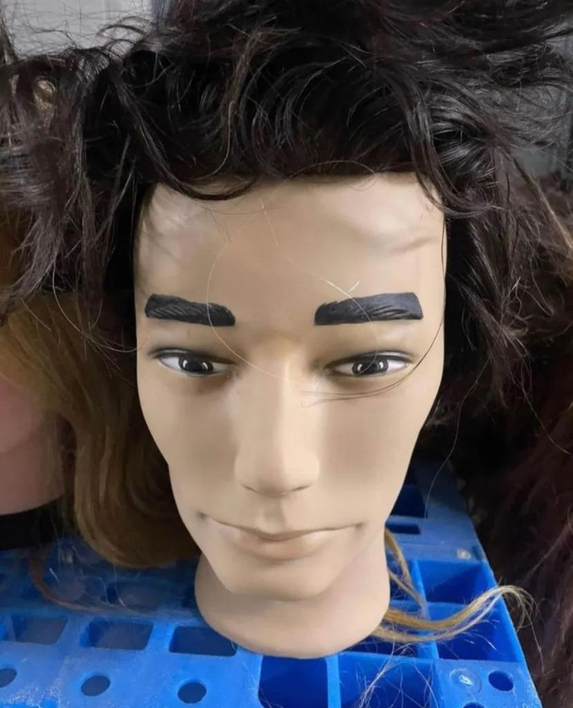 Oefenhoofd kappersopleiding knip oefen hoofden haren kapper, Bijoux, Sacs & Beauté, Beauté | Soins des cheveux, Comme neuf, Perruque ou Extension de cheveux