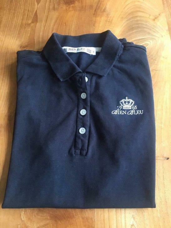 Donkerblauwe polo dames small Bien bleu, Kleding | Dames, Blauw, Ophalen of Verzenden, Bien bleu, Korte mouw