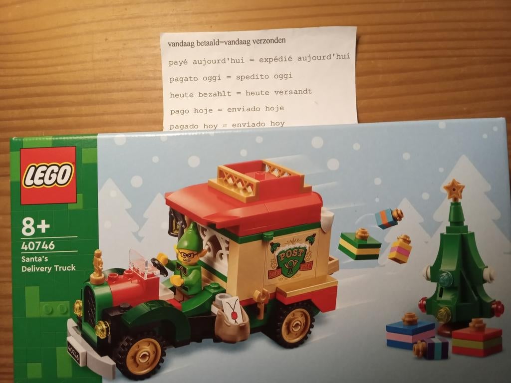 LEGO Kerst 40746 - Bezorgtruck van de kerstman 2024  nieuw !, Verzenden, Nieuw, Complete set, Lego