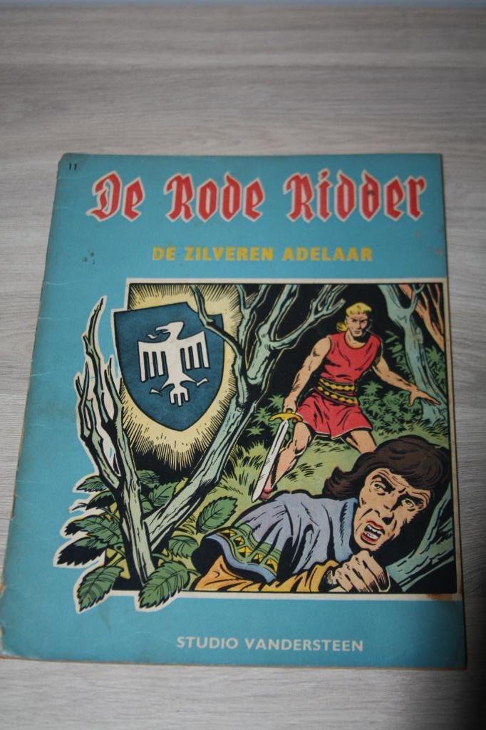 1e druk nr 11 De Rode Ridder ( Willy Vandersteen ) 1962, Gelezen, Willy Vandersteen, Eén stripboek, Ophalen of Verzenden