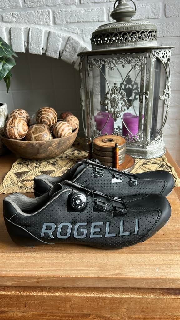 Rogelli Race Wielrenschoenen Zwart 48, Fietsen en Brommers, Ophalen of Verzenden, Zo goed als nieuw