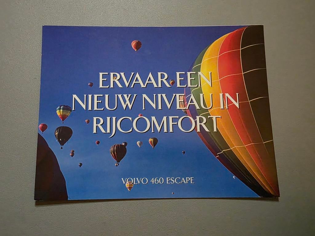 Brochure Volvo 460 Escape, Boeken, Auto's | Folders en Tijdschriften, Verzenden, Volvo