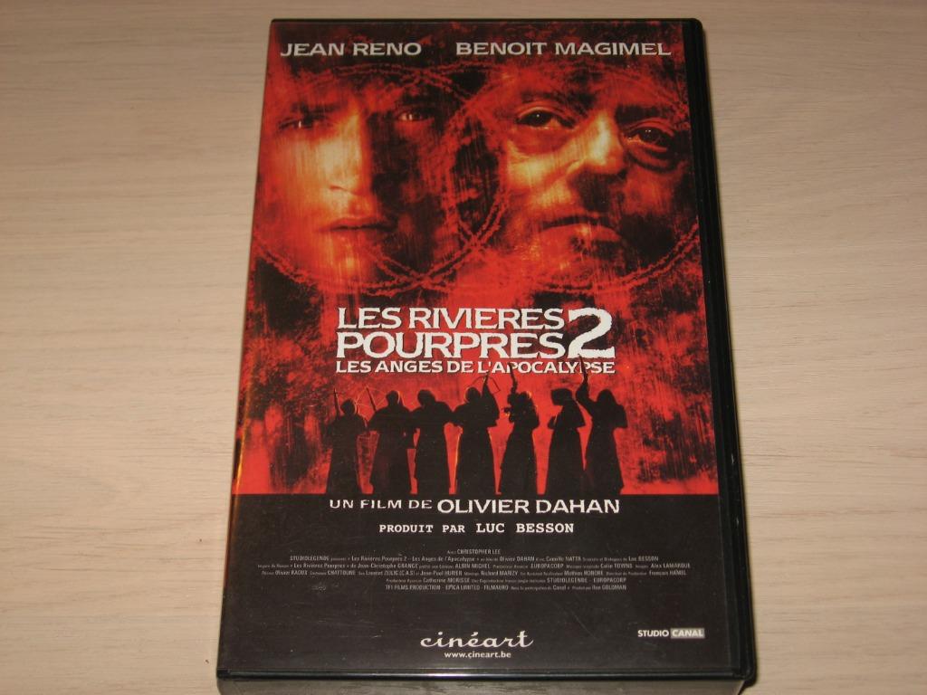 k7 VHS Les Rivières pourpres 2, CD & DVD, VHS | Film, Comme neuf, Thrillers et Policier, Enlèvement ou Envoi