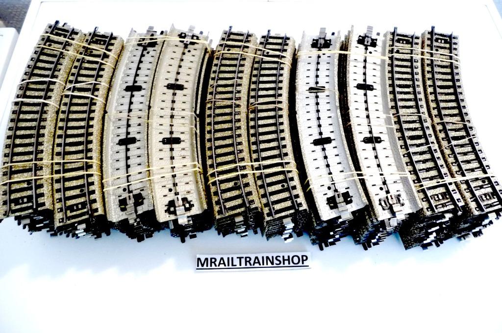 LOT MÄRKLIN HO 5100- 120 x GEBOGEN RAILS Q2/VOIES COURBES Q2, Gebruikt, Marklin, Goppingen, Rails
