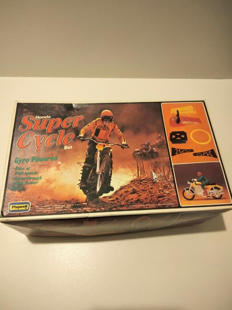 1980s vintage Motocross Honda super cycle mancave playwell, Verzamelen, Ophalen of Verzenden, Overige typen
