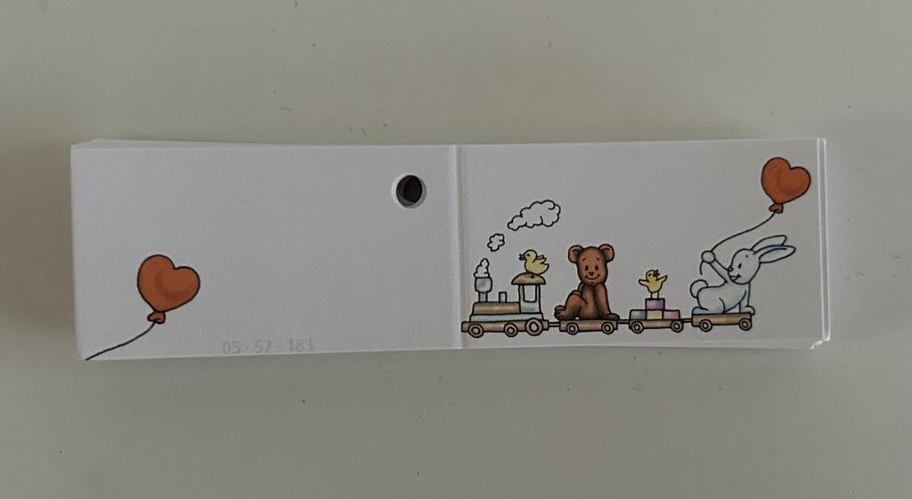 20 naamkaartjes voor doopsuiker, Verzamelen, Ophalen of Verzenden, 1980 tot 1990, Geboortekaartje