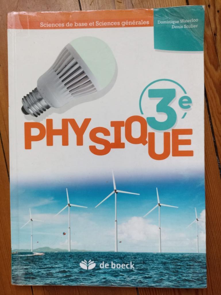 physique 3e - de boeck, Physique, Enlèvement, Utilisé, Secondaire