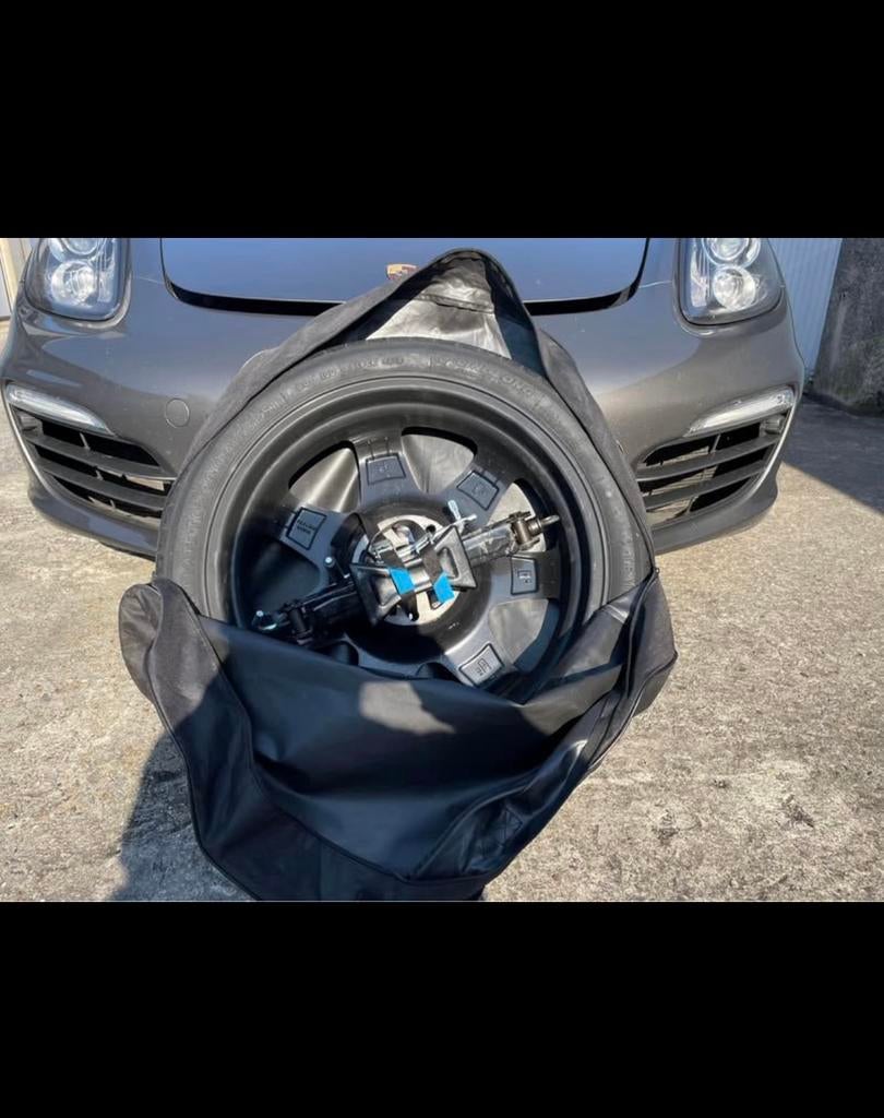 Porsche reservewiel+ Krik ,VW Touareg , Audi Q7, Banden en Velgen, Nieuw, 135 mm, Ophalen