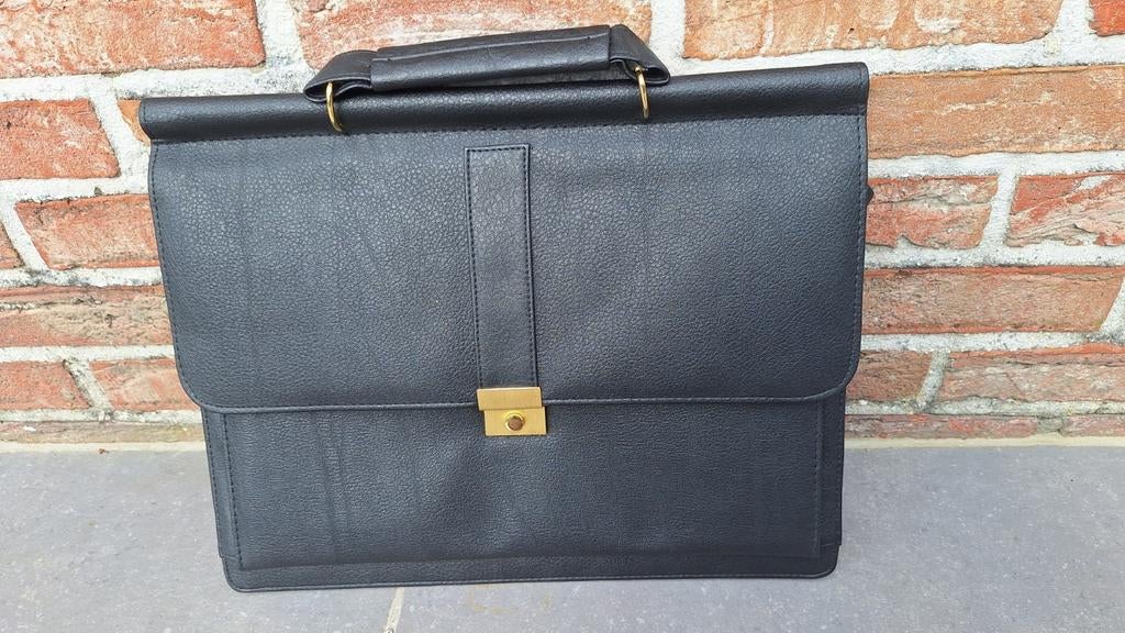 Aktetas, nieuw, Zwart, Aktetas of Boekentas, Nieuw, 30 tot 40 cm