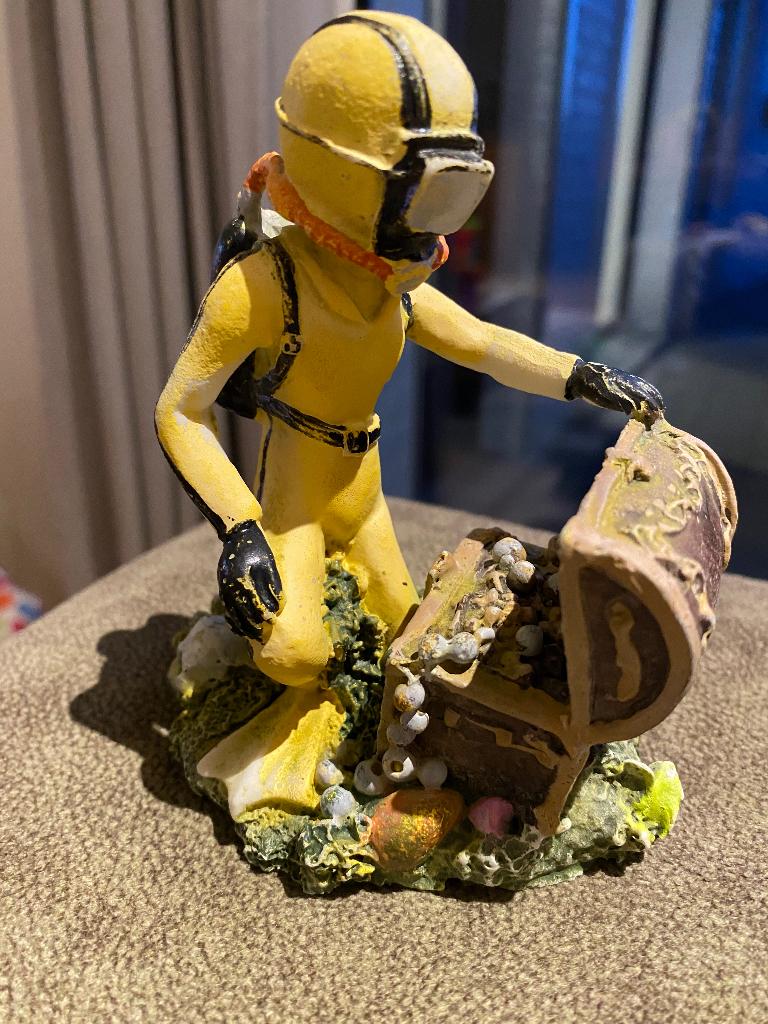 Aquarium decoratie, Ophalen, Zo goed als nieuw