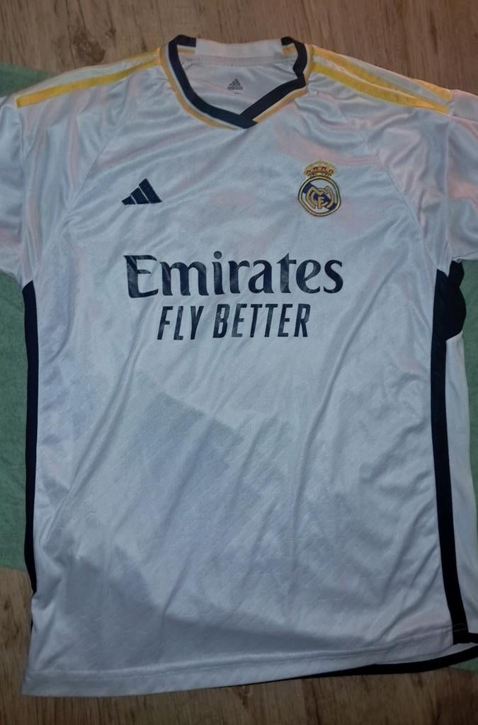 Titel:
Bellingham Real Madrid shirt 2023‑24 — maat L,, Ophalen, Maat 52/54 (L), Wit, Nike
