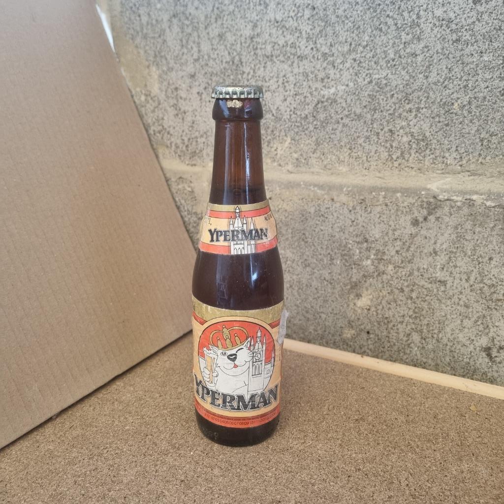 Bouteille de bière Yperman, Verzamelen, Ophalen of Verzenden, Gebruikt, Flesje(s), Overige merken