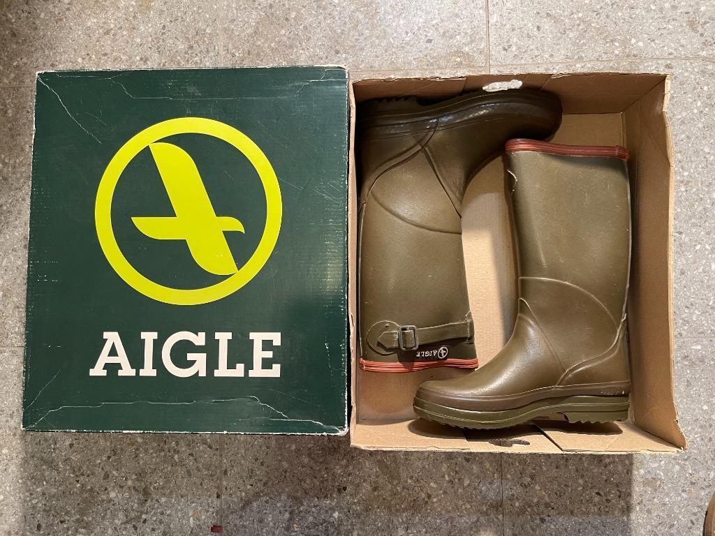 AIGLE bottes "chantebelle" kaki 30, Enlèvement ou Envoi, Aigle, Utilisé, Bottes