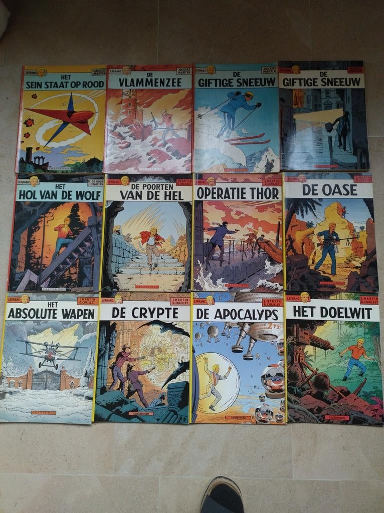 lefranc strips uitgeverij Casterman, Boeken, Ophalen of Verzenden, Zo goed als nieuw
