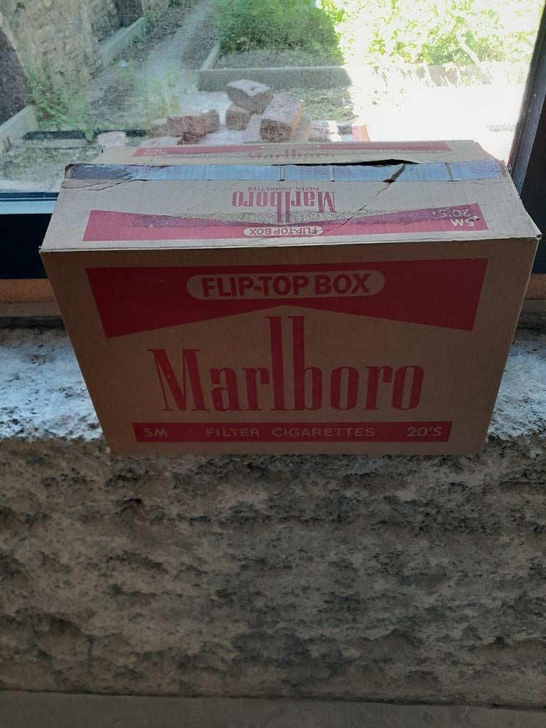 marlboro pakkist, Verzamelen, Ophalen, Gebruikt, Verpakking
