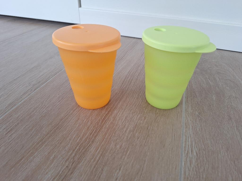 Set van 2 drinkbekers Tupperware, Kinderen en Baby's, Ophalen, Zo goed als nieuw
