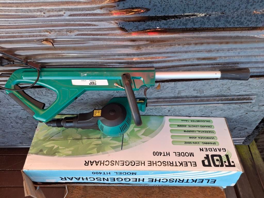 Elektrische heggeschaar  Top garden ht 400, Jardin & Terrasse, Enlèvement, Comme neuf