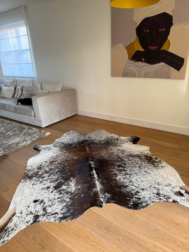Koeienhuid tapijt cool design kort harig fris tapijt, Ophalen, Zo goed als nieuw, Tapijt