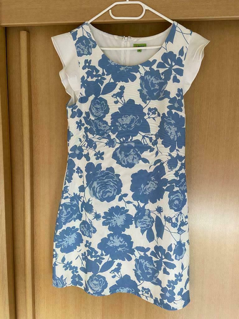 Kleed K-design wit/blauw, K-design, Blauw, Zo goed als nieuw, Ophalen