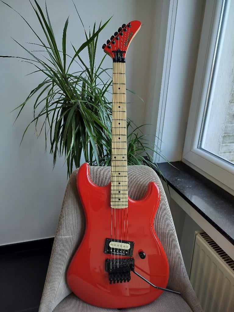 Kramer gitaar - Baretta original collection (jumper red), Ophalen, Zo goed als nieuw, Solid body, Overige merken