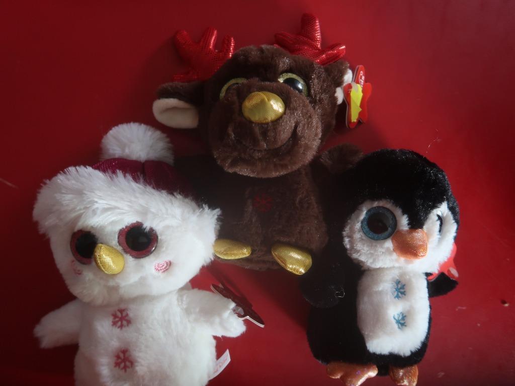 Jouets bonhomme de neige, pingouin et renne, nouveaux, Enlèvement ou Envoi, Neuf, Autres types