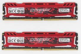 ddr4 balistix 16gb 2x8gb 2400mhz, Enlèvement ou Envoi, DDR4