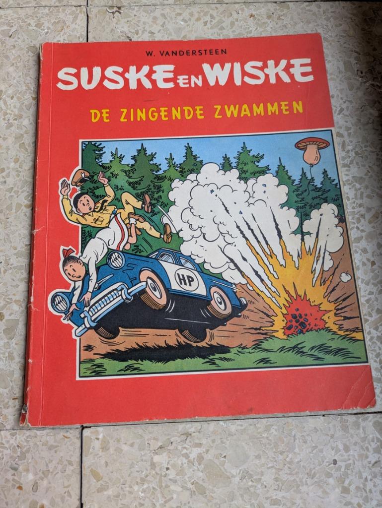 Strip Suske en Wiske, De zingende zwammen, Boeken, Eén stripboek, Ophalen, Gelezen, Willy Vandersteen