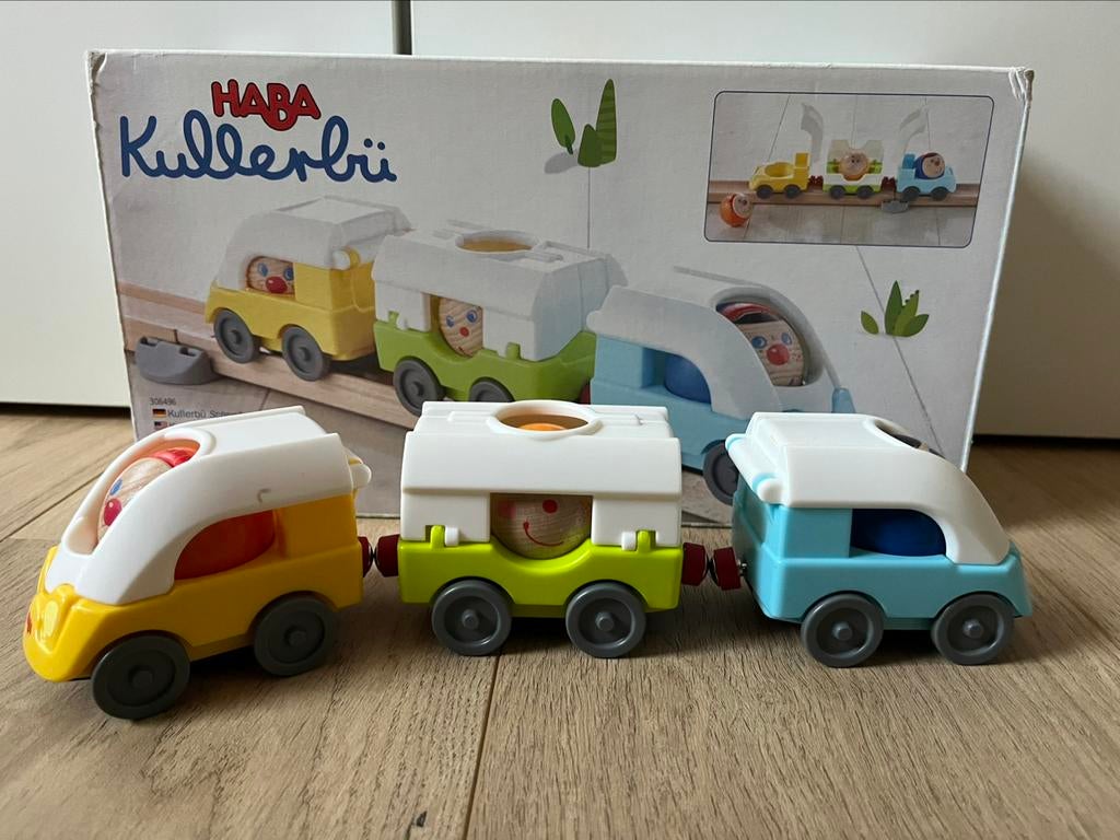 Haba Kullerbü Express Train, Kinderen en Baby's, Ophalen, Zo goed als nieuw