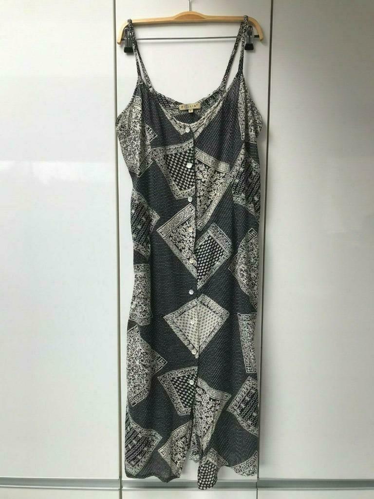 Folia jurk - Maat M, Kleding | Dames, Maat 38/40 (M), Zwart, Ophalen of Verzenden, Zo goed als nieuw