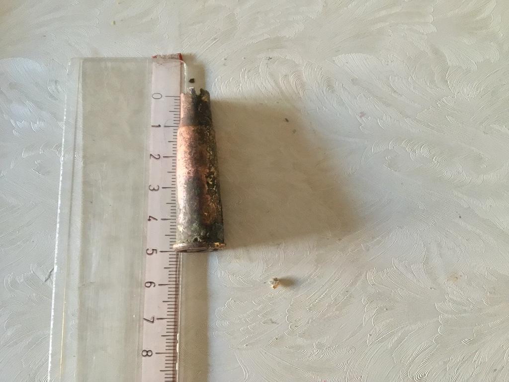 Kogelhuls Ww2 grondvonst koperen huls 5cm, Ophalen of Verzenden