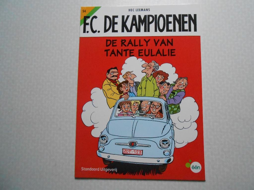 F.C. De kampioenen 54 De rally van tante Eulalie 2008 1ste d, Eén stripboek, Nieuw, Hec Leemans, Ophalen of Verzenden