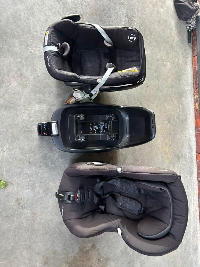 Maxi-cosi + Isofix + autostoel, Ophalen, Gebruikt, Maxi-Cosi, Isofix