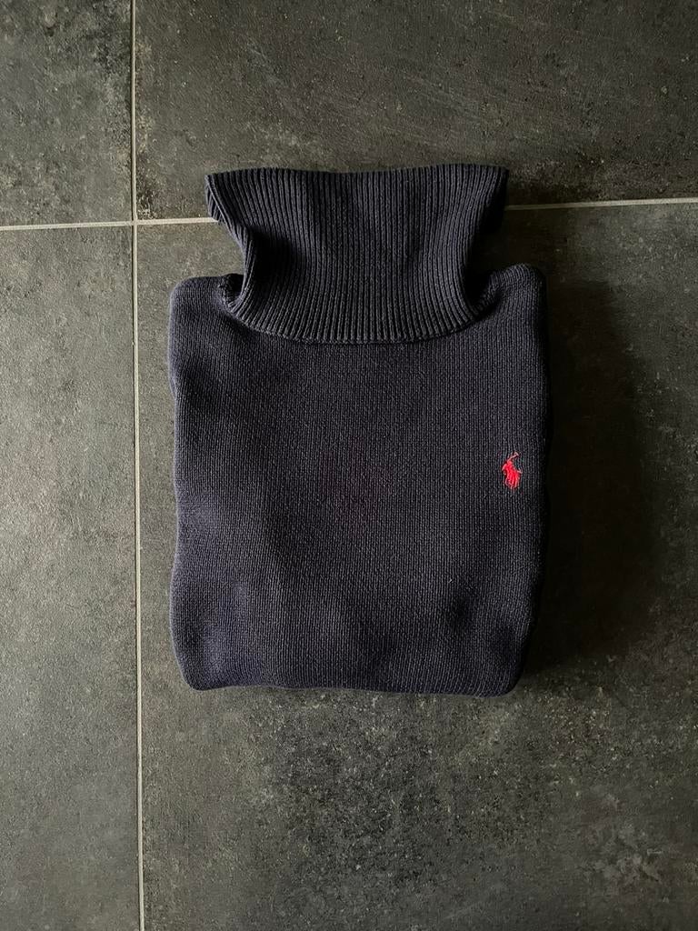 Col roulé Ralph Lauren à manches longues, Comme neuf, Noir, Envoi, Taille 56/58 (XL)