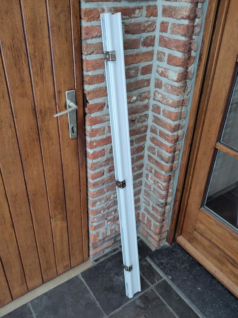 Wit dubbel plisségordijn IKEA, Ophalen, 100 tot 150 cm, Wit, Nieuw