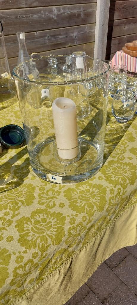 Collection : verrerie, vases, bougeoirs, design., Autres couleurs, Comme neuf, Enlèvement, Autres matériaux