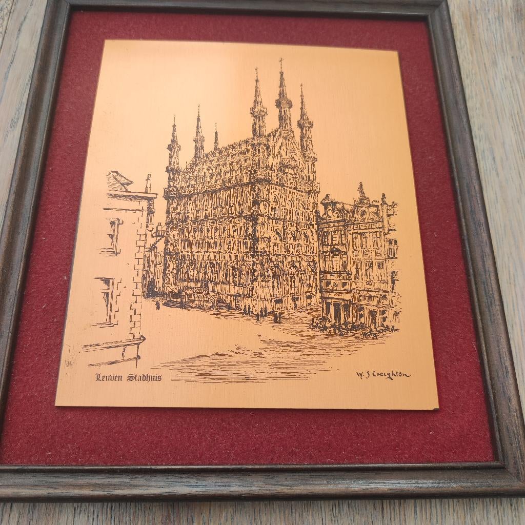 Koperen Ets, Antiek en Kunst, Kunst | Etsen en Gravures, Ophalen of Verzenden