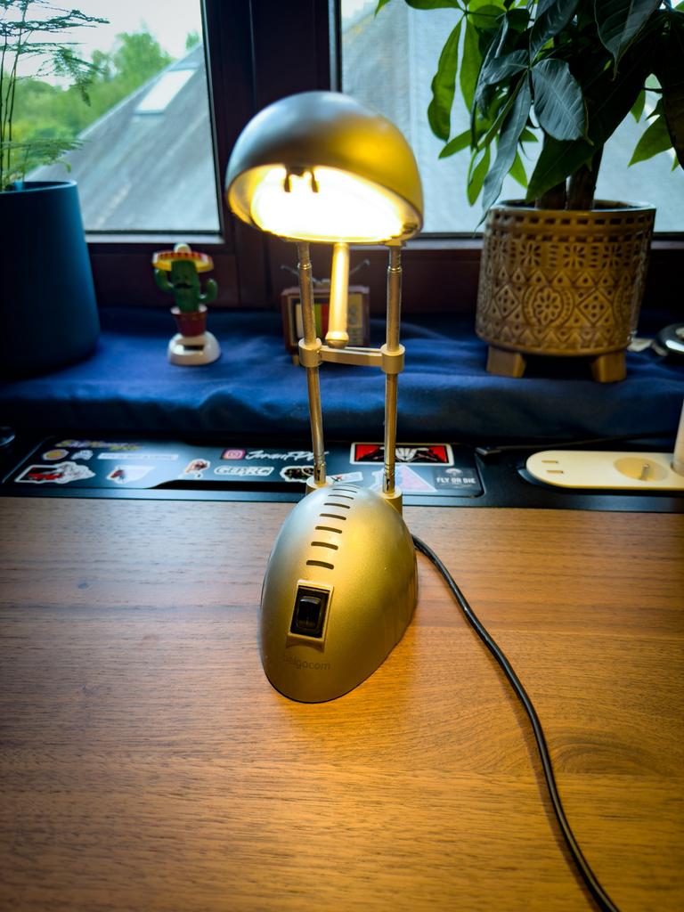 Lampe de bureau Belgacom, Enlèvement ou Envoi, Utilisé, Métal, Bureaulamp