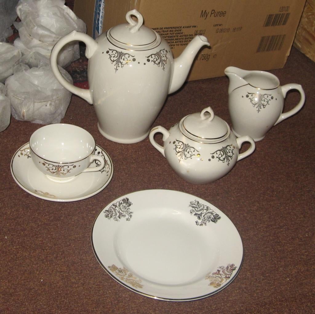 koffieservies Boch antiek perfecte staat, Antiquités & Art, Antiquités | Services (vaisselle) complet, Enlèvement
