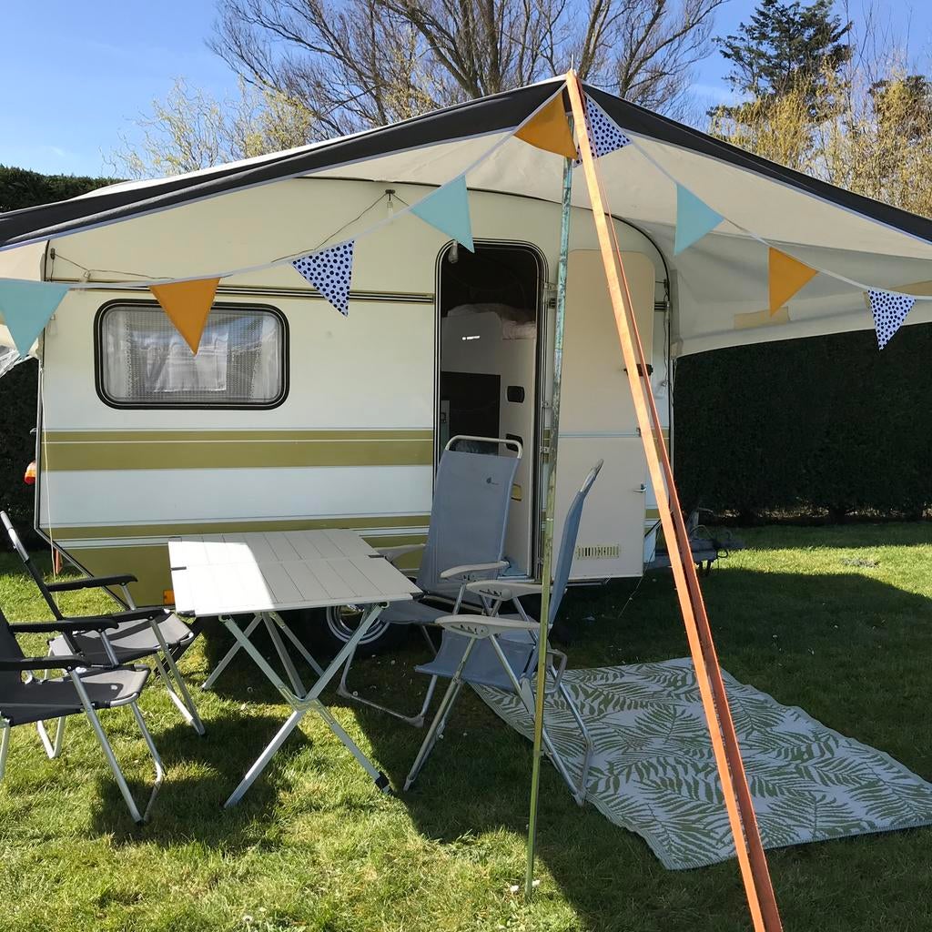 Te huur retro caravan 3 of 4 pers professionele verhuur, Enlèvement