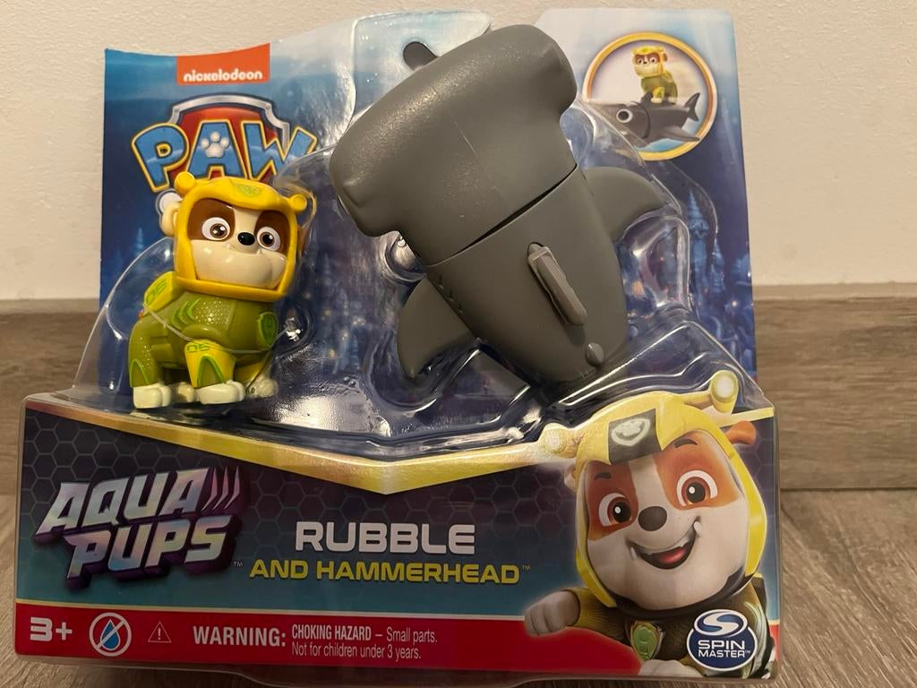 Paw patrol Rubble en haai, Ophalen, Zo goed als nieuw