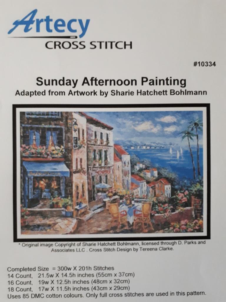 kruissteekpatroon Artecy Sunday afternoon, Hobby en Vrije tijd, Borduren en Borduurmachines, Ophalen of Verzenden, Nieuw, Handborduren