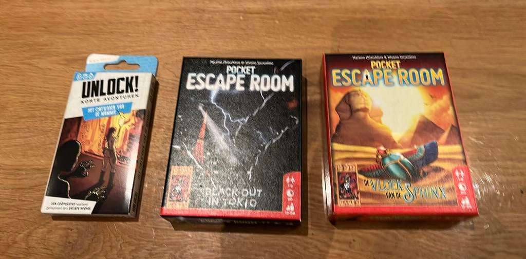 Escape room & unlock, Ophalen, Zo goed als nieuw