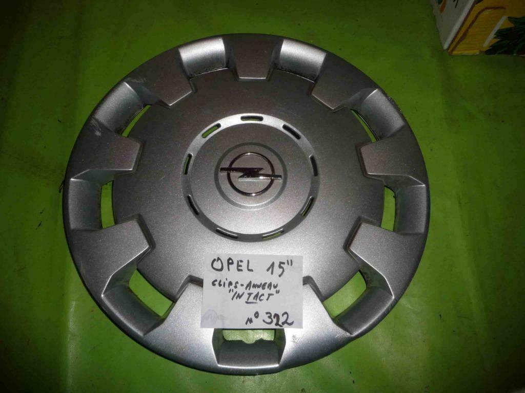 enjoliveur Opel 15'' (n°322) 1pc (idem au n°74), Autos : Pièces & Accessoires, 15 pouces, Enlèvement ou Envoi, Véhicule de tourisme